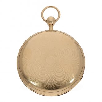 18 Carat pocket watch with ruby cylinder and repetition Circa 1810