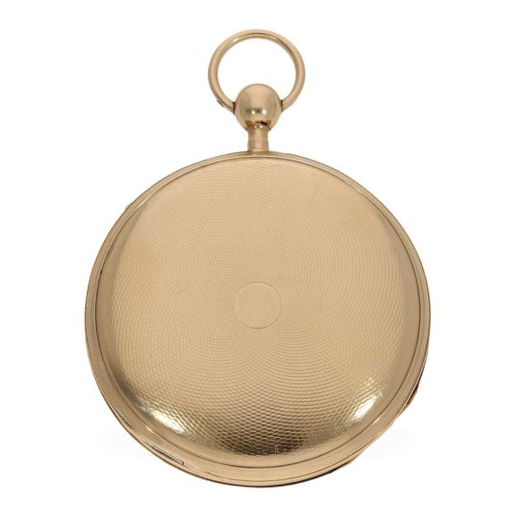 18 Carat pocket watch with ruby cylinder and repetition Circa 1810 18 Carat pocket watch with ruby cylinder and repetition Circa 1810