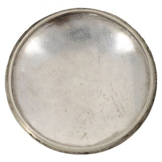 English silver chronometer with helical hairspring Circa 1890
