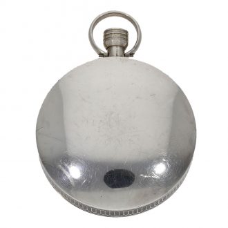 English silver chronometer with helical hairspring Circa 1890