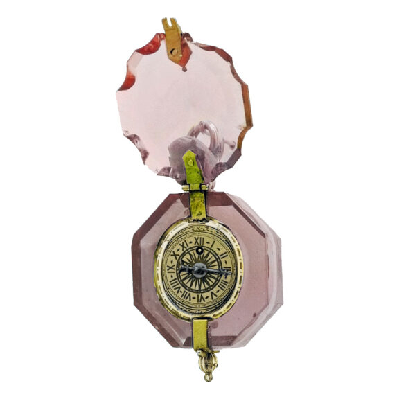 German or Swiss octagonal one-handed verge pendant watch Circa 1650