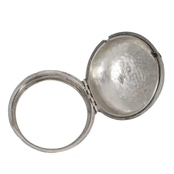 Early English silver pair case pocket watch Circa 1694 Early English silver pair case pocket watch Circa 1694