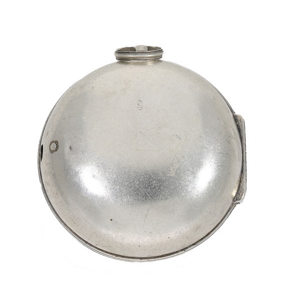 Early English silver pair case pocket watch Circa 1694 Early English silver pair case pocket watch Circa 1694