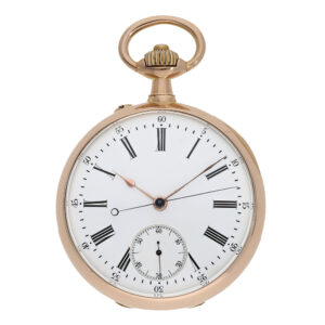 French 18 carat gold top quality ‘Seconde Morte’ watch Circa 1890