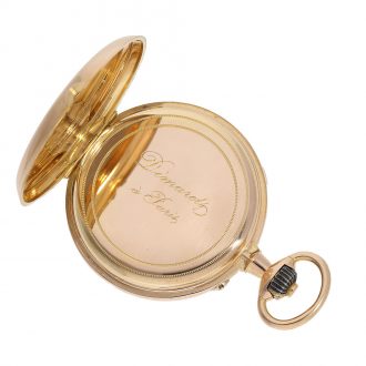 French 18 carat gold top quality ‘Seconde Morte’ watch Circa 1890