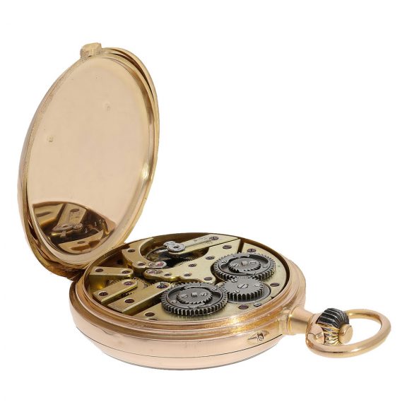 French 18 carat gold top quality ‘Seconde Morte’ watch Circa 1890 French 18 carat gold top quality ‘Seconde Morte’ watch Circa 1890