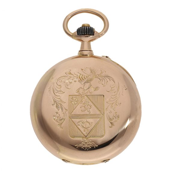 French 18 carat gold top quality ‘Seconde Morte’ watch Circa 1890 French 18 carat gold top quality ‘Seconde Morte’ watch Circa 1890