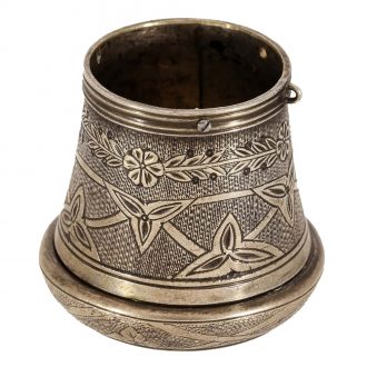 French silver walking stick head with integrated verge watch Circa 1780