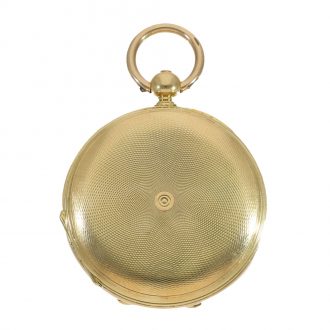 18 Carat gold skeletonized movement watch without dial Circa 1860