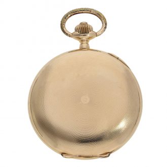 Swiss 14 carat gold heavy and exceptionally large chronometer Circa 1890 Swiss 14 carat gold heavy and exceptionally large chronometer Circa 1890