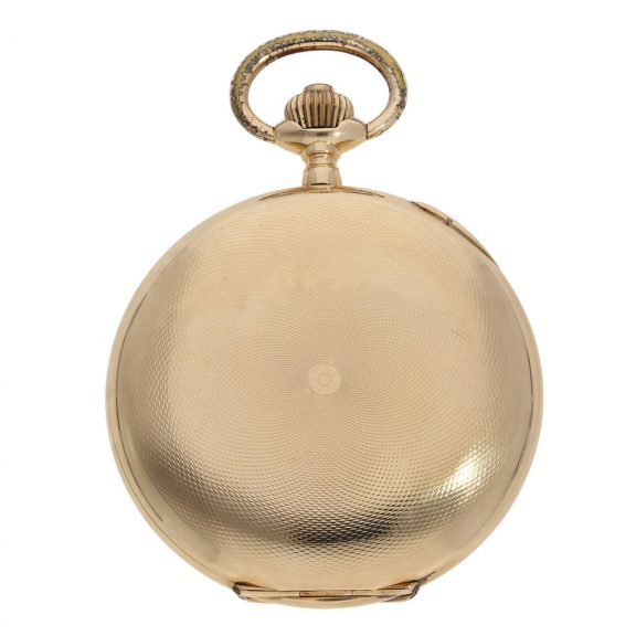 Swiss 14 carat gold heavy and exceptionally large chronometer Circa 1890 Swiss 14 carat gold heavy and exceptionally large chronometer Circa 1890
