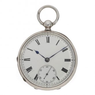 English silver open faced spring detent chronometer Circa 1899