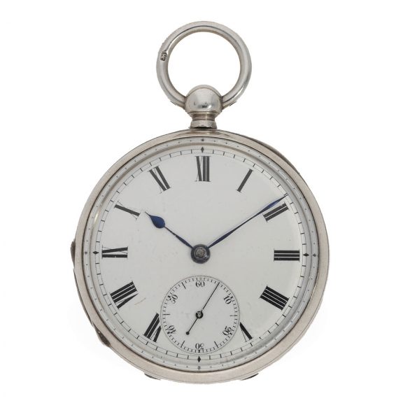 English silver open faced spring detent chronometer Circa 1899