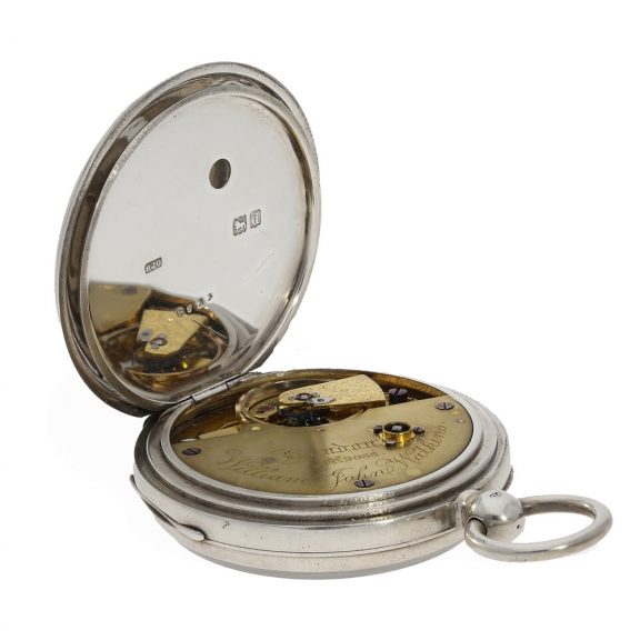English silver open faced spring detent chronometer Circa 1899 English silver open faced spring detent chronometer Circa 1899
