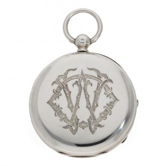 English silver open faced spring detent chronometer Circa 1899