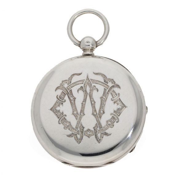 English silver open faced spring detent chronometer Circa 1899 English silver open faced spring detent chronometer Circa 1899