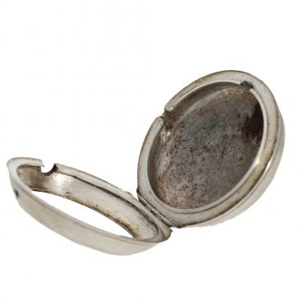 Swiss silver exceptionally large verge oignon watch Circa 1700