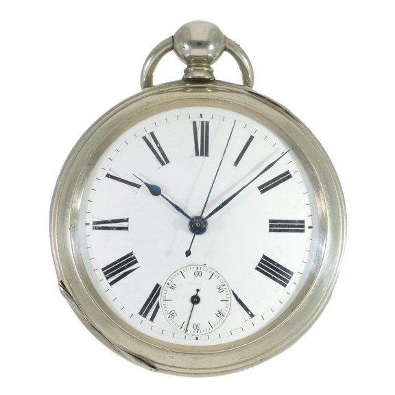 German silver lever watch with “Seconde Morte” Circa 1870