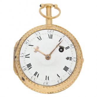 French 18 Carat gold verge repeater Circa 1775