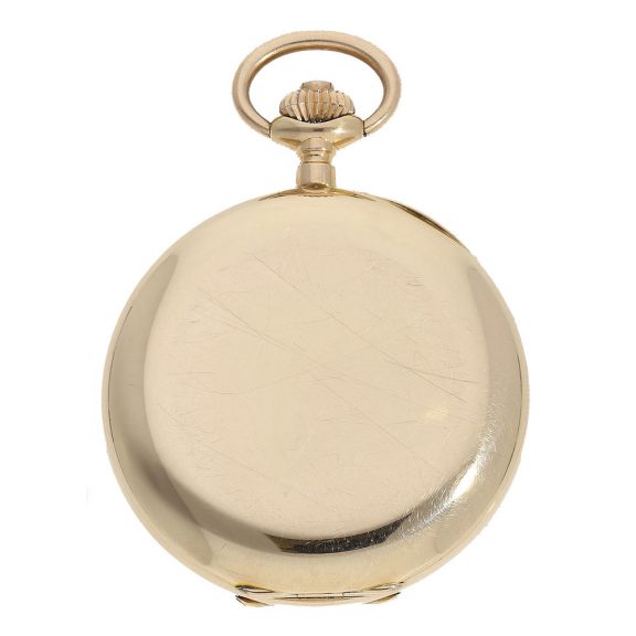 Swiss 14 carat gold full hunter ‘Chronomètre Genève’ Circa 1900 Swiss 14 carat gold full hunter ‘Chronomètre Genève’ Circa 1900