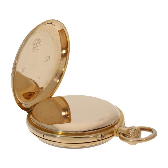 Early German 18K gold open faced lever watch Circa 1896 Early German 18K gold open faced lever watch Circa 1896