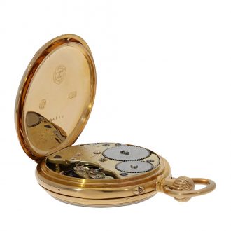 Early German 18K gold open faced lever watch Circa 1896