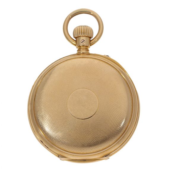 Early German 18K gold open faced lever watch Circa 1896 Early German 18K gold open faced lever watch Circa 1896