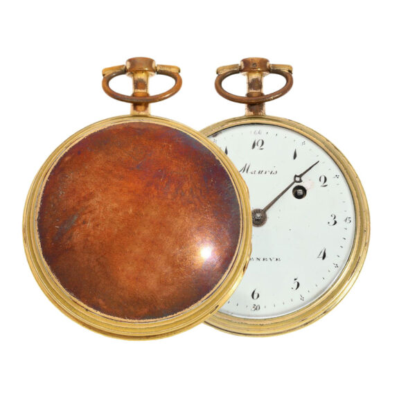 Swiss verge watch with hidden erotic painting Circa 1800 Swiss verge watch with hidden erotic painting Circa 1800