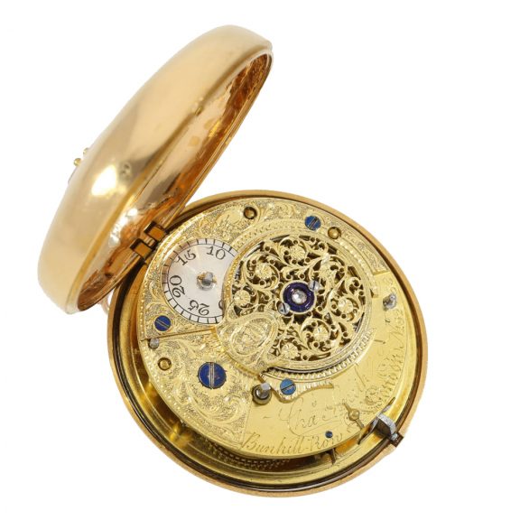Early heavy English 18 Carat verge watch Circa 1793 Early heavy English 18 Carat verge watch Circa 1793
