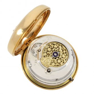 Early heavy English 18 Carat verge watch Circa 1793