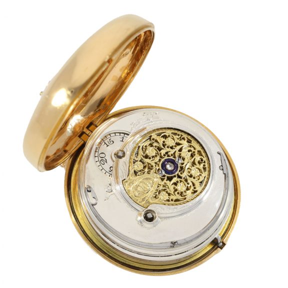 Early heavy English 18 Carat verge watch Circa 1793 Early heavy English 18 Carat verge watch Circa 1793