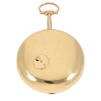 Early heavy English 18 Carat verge watch Circa 1793