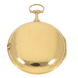 Early heavy English 18 Carat verge watch Circa 1793