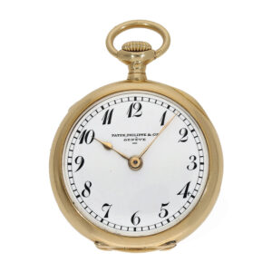 Swiss exceptionally small 18K gold lever pocket watch Circa 1900