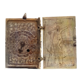 Swiss gilt metal bible-form pocket watch Circa 1580