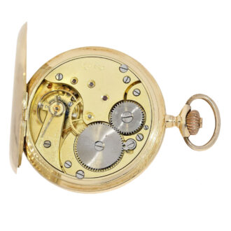 Swiss very heavy 14K gold Art Deco pocket watch Circa 1920
