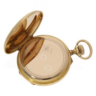 Swiss Louis XV pocket watch from aristocratic ownership Circa 1890