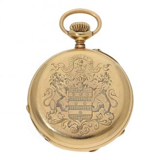 Swiss Louis XV pocket watch from aristocratic ownership Circa 1890