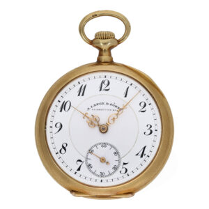 German 18 carat gold pocket watch of very fine quality Circa 1915