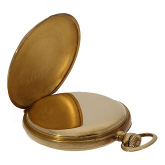 German 18 carat gold pocket watch of very fine quality Circa 1915