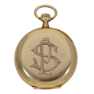 German 18 carat gold pocket watch of very fine quality Circa 1915