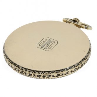 Swiss 14 carat gold and enamel dress watch Circa 1920