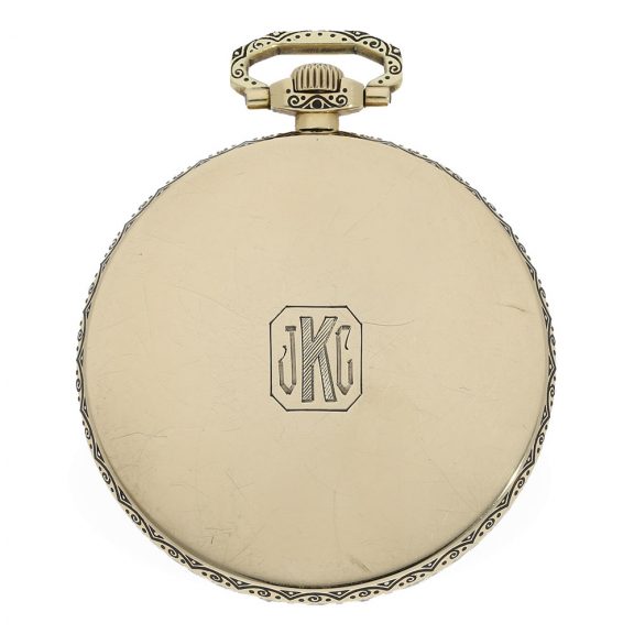 Swiss 14 carat gold and enamel dress watch Circa 1920 Swiss 14 carat gold and enamel dress watch Circa 1920