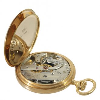 Swiss fine 18K gold anker chronometer pocket watch Circa 1910