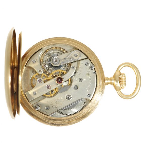 Swiss fine 18K gold anker chronometer pocket watch Circa 1910 Swiss fine 18K gold anker chronometer pocket watch Circa 1910