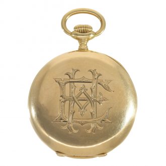 Swiss fine 18K gold anker chronometer pocket watch Circa 1910