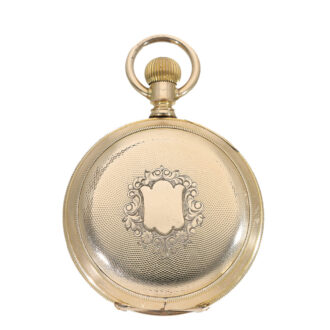 Swiss gilt heavy pocket watch with caliber Jones Circa 1876