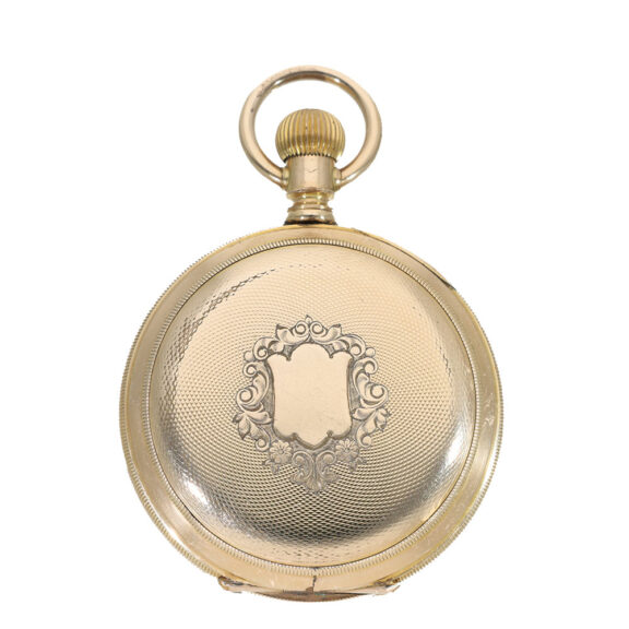 Swiss gilt heavy pocket watch with caliber Jones Circa 1876 Swiss gilt heavy pocket watch with caliber Jones Circa 1876