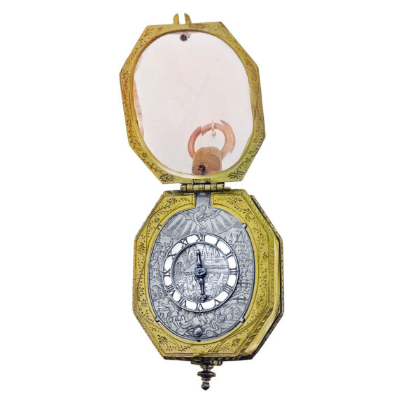 German octagonal verge one-handed pendant watch Circa 1643