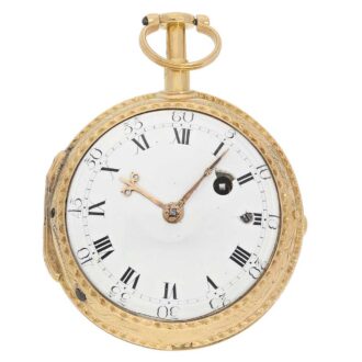 French gold quarter repeating pocket watch Circa 1750-1789
